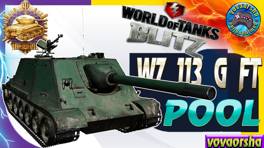 WZ 113G FT Medal Pula Wot Blitz LUChShIE REPLEI World of Tanks Blitz Replays vovaorsha